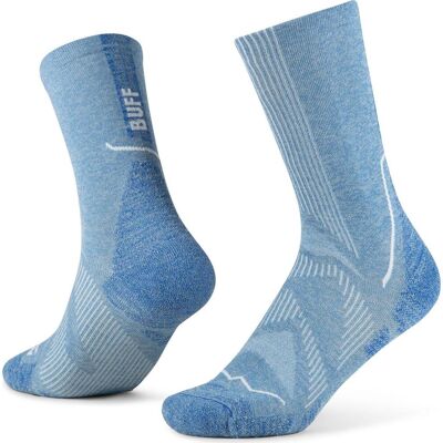 Buff Dryflx Crew Socks Washed Blue M Buff Dryflx Crew Socks Washed Blue M