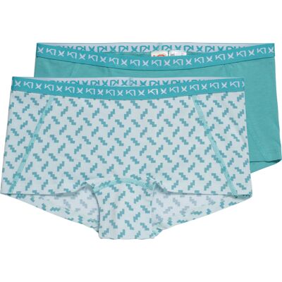 Kari Traa Women's Tina Hipster 2-pack Aquatic S Kari Traa Women's Tina Hipster 2-pack Aquatic S