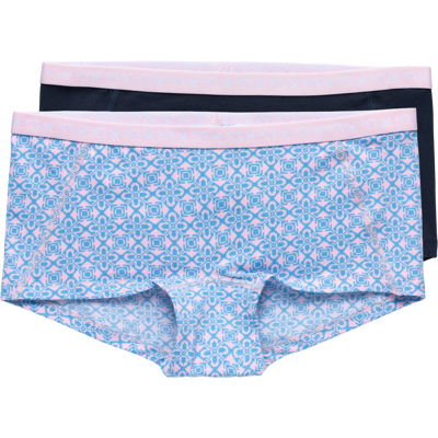 Kari Traa Women's Tina Hipster 2-pack Ocean L Kari Traa Women's Tina Hipster 2-pack Ocean L
