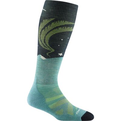 Darn Tough Women's Aurora OTC Lightweight With Cushion Aqua M Darn Tough Women's Aurora OTC Lightweight With Cushion Aqua M