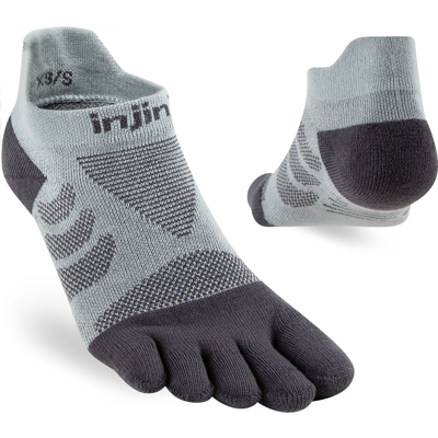 Injinji Women's Ultra Run No-Show Slate M/L Injinji Women's Ultra Run No-Show Slate M/L