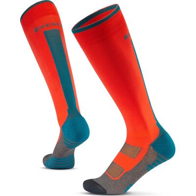 Gococo Compression Superior Redorange/Petroleum M 38-43 Gococo Compression Superior Redorange/Petroleum M 38-43