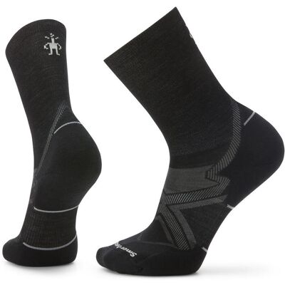 Smartwool Unisex Run Targeted Cushion Cold Weather Crew Socks Black 34-37 Smartwool Unisex Run Targeted Cushion Cold Weather Crew Socks Black 34-37