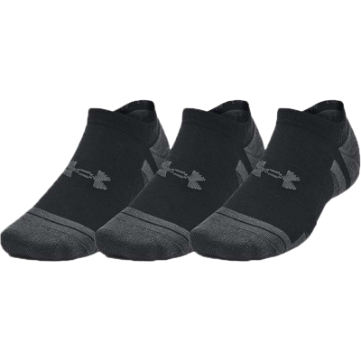 Under Armour Unisex UA Performance Tech 3pk No Show Socks Black 47.5-50.5 Under Armour Unisex UA Performance Tech 3pk No Show Socks Black 47.5-50.5
