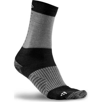 Craft XC Training Sock Black/Dark Grey Melange Black/Dk Grey Melange 46/48 Craft XC Training Sock Black/Dark Grey Melange Black/Dk Grey Melange 46/48