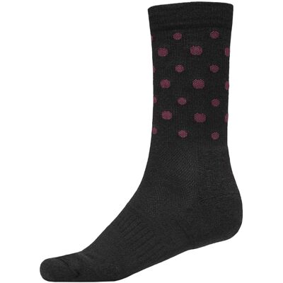 Icebug Active Merino Sock Spots Black/Hibiscus 40-42 Icebug Active Merino Sock Spots Black/Hibiscus 40-42