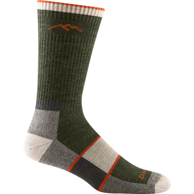 Darn Tough Men's Hiker Boot Sock Full Cushion Olive Olive M Darn Tough Men's Hiker Boot Sock Full Cushion Olive Olive M