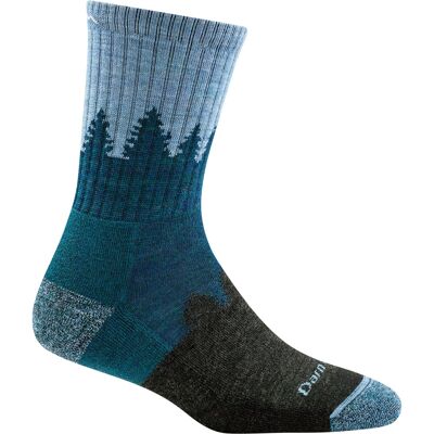 Darn Tough Women's Treeline Micro Crew Cushion Blue S Darn Tough Women's Treeline Micro Crew Cushion Blue S
