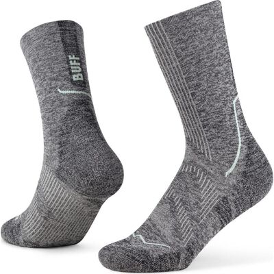 Buff Dryflx Crew Socks Grey M Buff Dryflx Crew Socks Grey M