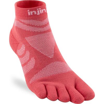 Injinji Women's Ultra Run Mini-Crew Coral 40.5-44.5 Injinji Women's Ultra Run Mini-Crew Coral 40.5-44.5