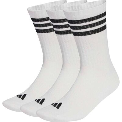 Adidas 3 Stripes Cushioned Sportswear Crew Socks White/black/black 46-48 Adidas 3 Stripes Cushioned Sportswear Crew Socks White/black/black 46-48