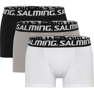 Salming Men's Sam 3-Pack Boxer White/Zinc/Black S, White/Zinc/Black