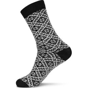 Dale of Norway Bjorøy Sock Black/Offwhite 35-38 Dale of Norway Bjorøy Sock Black/Offwhite 35-38