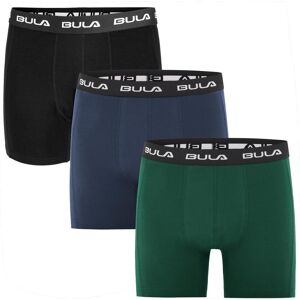 Bula Men's Frame 3pk Boxers Pine/black/navy M Bula Men's Frame 3pk Boxers Pine/black/navy M