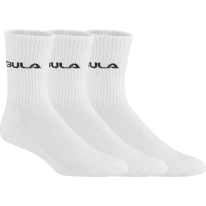 Bula Men's Classic Socks 3pk White 40/42 Bula Men's Classic Socks 3pk White 40/42