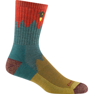 Darn Tough Men's Number 2 Micro Crew Midweight Hiking Sock Teal S (38-40.5) Darn Tough Men's Number 2 Micro Crew Midweight Hiking Sock Teal S (38-40.5)