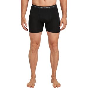 Icebreaker Men's Anatomica Long Boxers Black L Icebreaker Men's Anatomica Long Boxers Black L