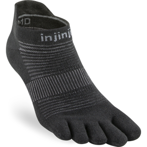 Injinji Men's Run Original Weight No-Show Black M Injinji Men's Run Original Weight No-Show Black M