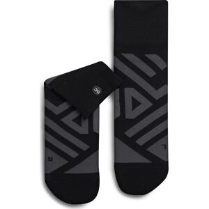 On Women's Performance High Sock Black/Shadow Black - Shadow XL On Women's Performance High Sock Black/Shadow Black - Shadow XL