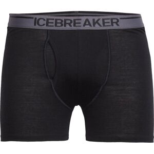 Icebreaker Men's Anatomica Boxers With Fly Black/monsoon S Icebreaker Men's Anatomica Boxers With Fly Black/monsoon S