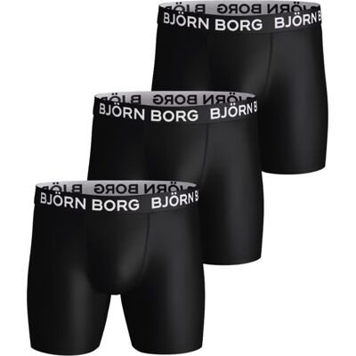 Björn Borg Men's Sports Microfiber Boxer 3p Multipack 1 L Björn Borg Men's Sports Microfiber Boxer 3p Multipack 1 L