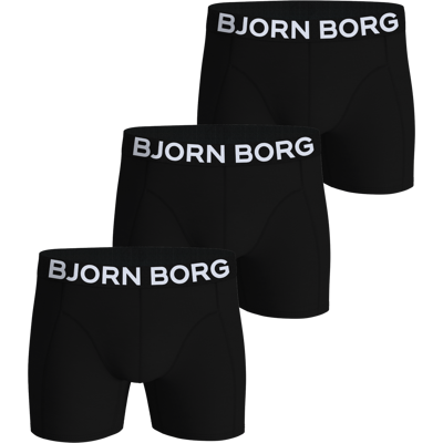 Björn Borg Men's Organic Cotton Stretch Boxer 3-pack Multipack 1 S Björn Borg Men's Organic Cotton Stretch Boxer 3-pack Multipack 1 S