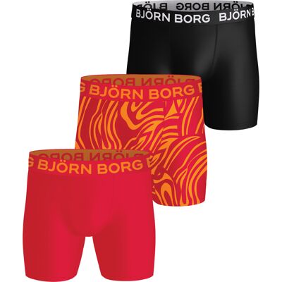 Björn Borg Men's Sports Microfiber Boxer 3p Multipack 3 S Björn Borg Men's Sports Microfiber Boxer 3p Multipack 3 S