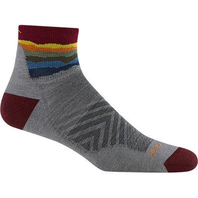 Darn Tough Men's Run Quarter Ultra-Lightweight with Cushion Skyracer Gray M (41-42.5) Darn Tough Men's Run Quarter Ultra-Lightweight with Cushion Skyracer Gray M (41-42.5)