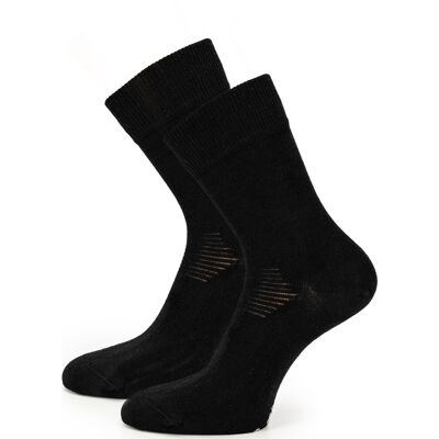 Ulvang Link Thin Crew Sock 2-pack Black 35-39 Ulvang Link Thin Crew Sock 2-pack Black 35-39