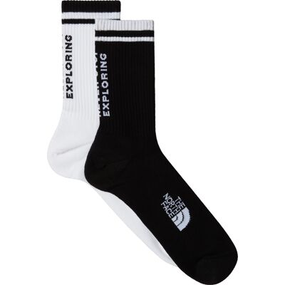 The North Face NSE Everyday Crew Sock - 2 Pack TNF Black/TNF White L (44-46) The North Face NSE Everyday Crew Sock - 2 Pack TNF Black/TNF White L (44-46)