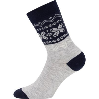 Gridarmor Heritage Merino Socks Lt. Grey/Dk Navy/White 44-47 Gridarmor Heritage Merino Socks Lt. Grey/Dk Navy/White 44-47