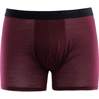 Aclima Men's LightWool 140 Boxer Zinfandel XS Aclima Men's LightWool 140 Boxer Zinfandel XS