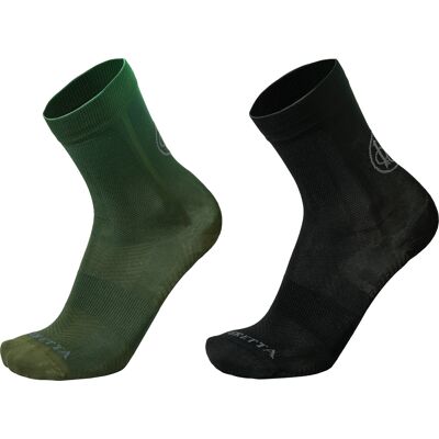 Beretta Men's Short Shooting Socks Black & Green S Beretta Men's Short Shooting Socks Black & Green S
