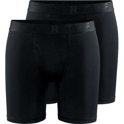 Craft Men's Core Dry Boxer 6-Inch 2-Pack Black XXL Craft Men's Core Dry Boxer 6-Inch 2-Pack Black XXL