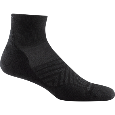 Darn Tough Men's Run Quarter Ultra-Lightweight with Cushion Black L (43-45.5) Darn Tough Men's Run Quarter Ultra-Lightweight with Cushion Black L (43-45.5)