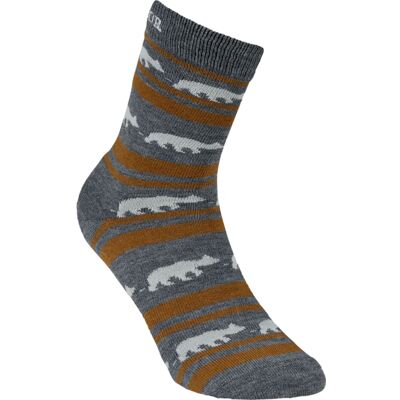 Gridarmor Striped Bear Merino Socks Grey/Beige/White Navy Blue/Beige/White 44-47 Gridarmor Striped Bear Merino Socks Grey/Beige/White Navy Blue/Beige/White 44-47