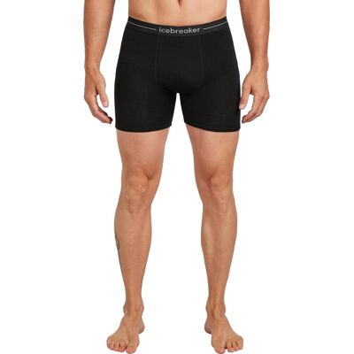 Icebreaker Men's Anatomica Long Boxers Black M Icebreaker Men's Anatomica Long Boxers Black M