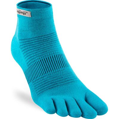 Injinji Men's Run Lightweight Mini-Crew Pacific Blue L Injinji Men's Run Lightweight Mini-Crew Pacific Blue L