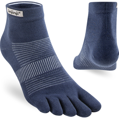 Injinji Men's Run Lightweight Mini-Crew Navy S Injinji Men's Run Lightweight Mini-Crew Navy S