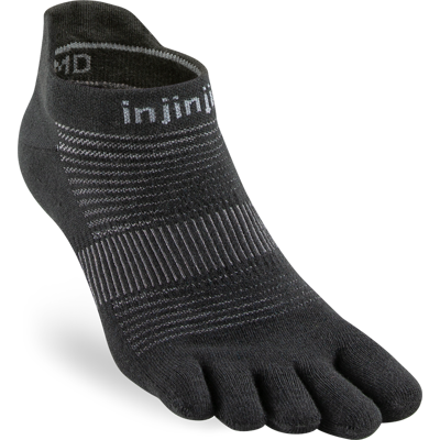 Injinji Men's Run Lightweight No-Show Black M Injinji Men's Run Lightweight No-Show Black M