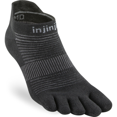 Injinji Men's Run Original Weight No-Show Black XL Injinji Men's Run Original Weight No-Show Black XL