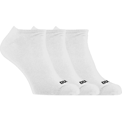 Bula Men's 3pk No Show Socks White 37/39 Bula Men's 3pk No Show Socks White 37/39