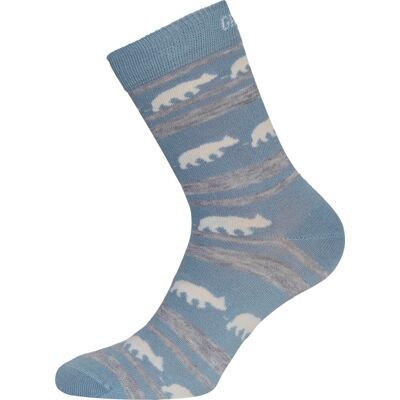 Gridarmor Striped Bear Merino Socks Blue Shadow Blue Shadow 36-39 Gridarmor Striped Bear Merino Socks Blue Shadow Blue Shadow 36-39