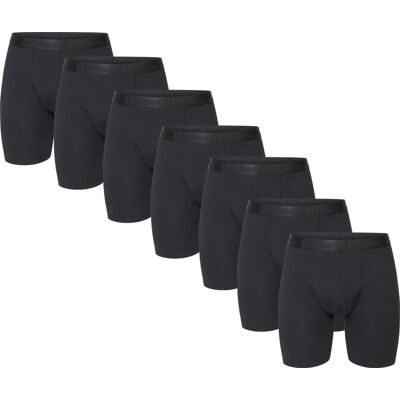 Urberg Men's Bamboo Boxers Long Leg 7-Pack Black Beauty XL Urberg Men's Bamboo Boxers Long Leg 7-Pack Black Beauty XL