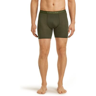 Icebreaker Men's Anatomica Long Boxers Dk Loden M Icebreaker Men's Anatomica Long Boxers Dk Loden M