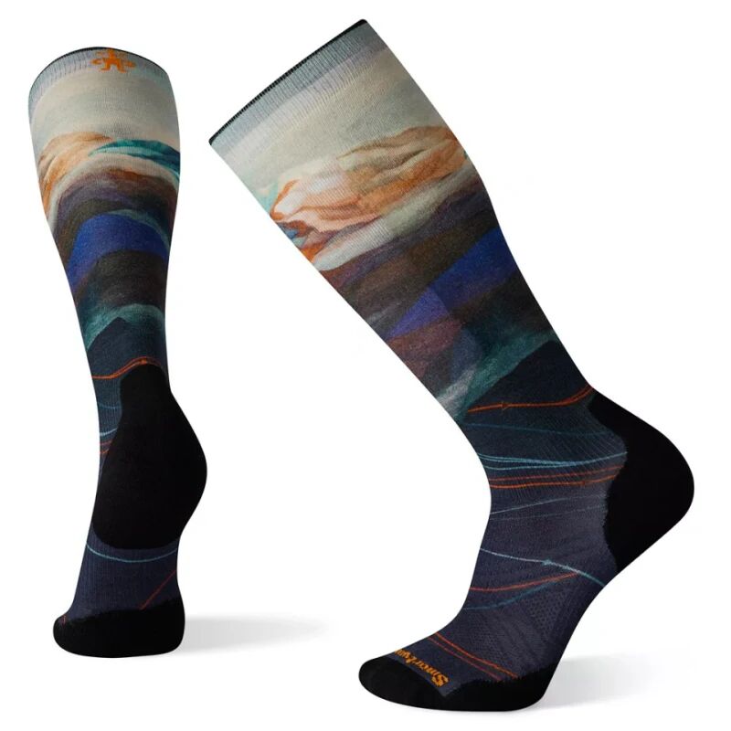 Smartwool Ski Targeted Cushion Print Over The Calf Socks Blå