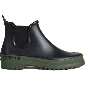 Stutterheim Chelsea Rainwalker Black/Green 36, Black/Green