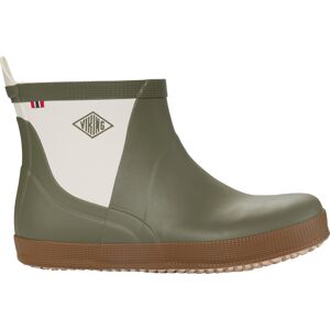 Viking Seilas Heritage Low Rubber Boot Olive/brown 42 Viking Seilas Heritage Low Rubber Boot Olive/brown 42
