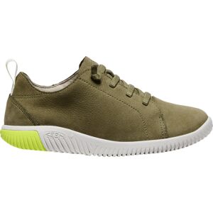 Keen Kid's KNX Leather Sneaker Olive Evening Primrose 32/33 Keen Kid's KNX Leather Sneaker Olive Evening Primrose 32/33