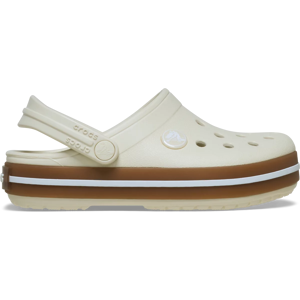 Crocs Kids' Crocband Gum Clog Summit White 34-35 Crocs Kids' Crocband Gum Clog Summit White 34-35